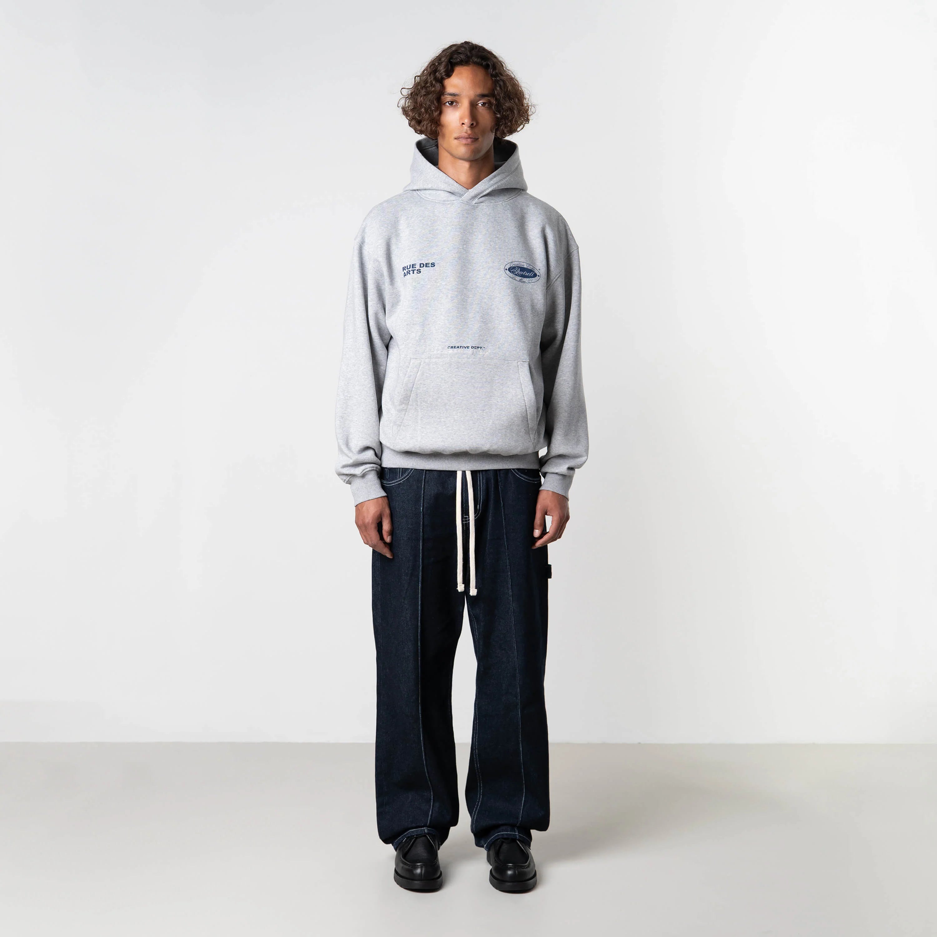 LA MERE HOODIE | GREYMELEE/BLUE