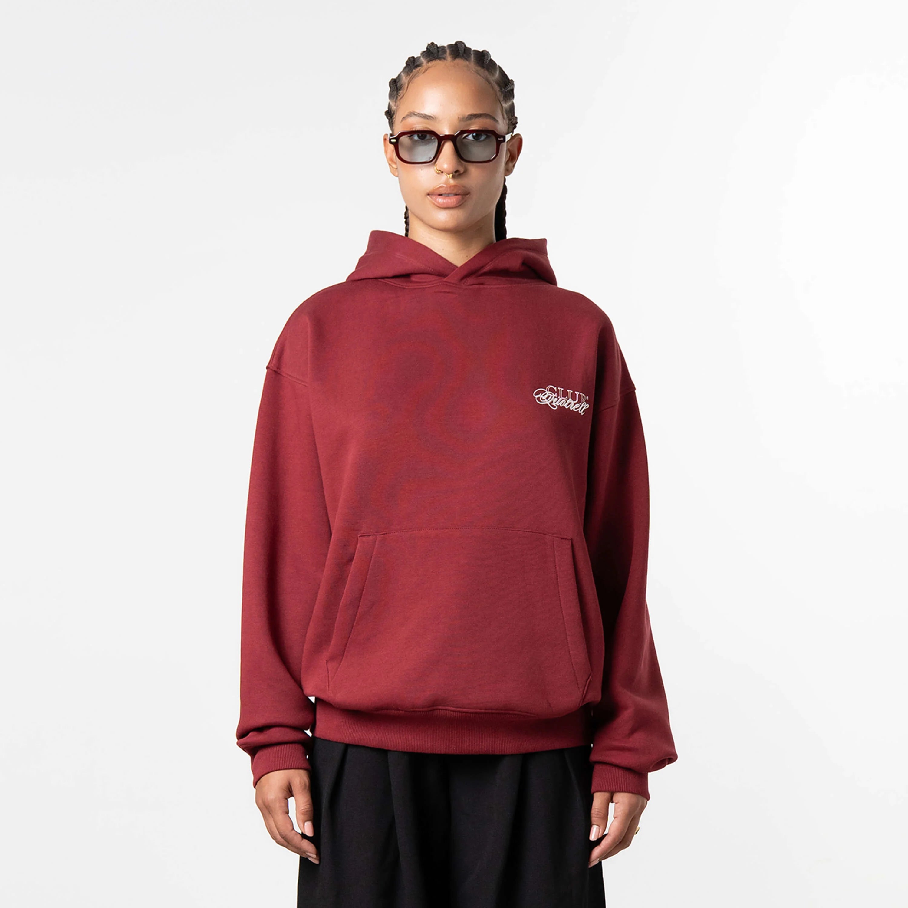 FUTURA HOODIE | BORDEAUX/WHITE