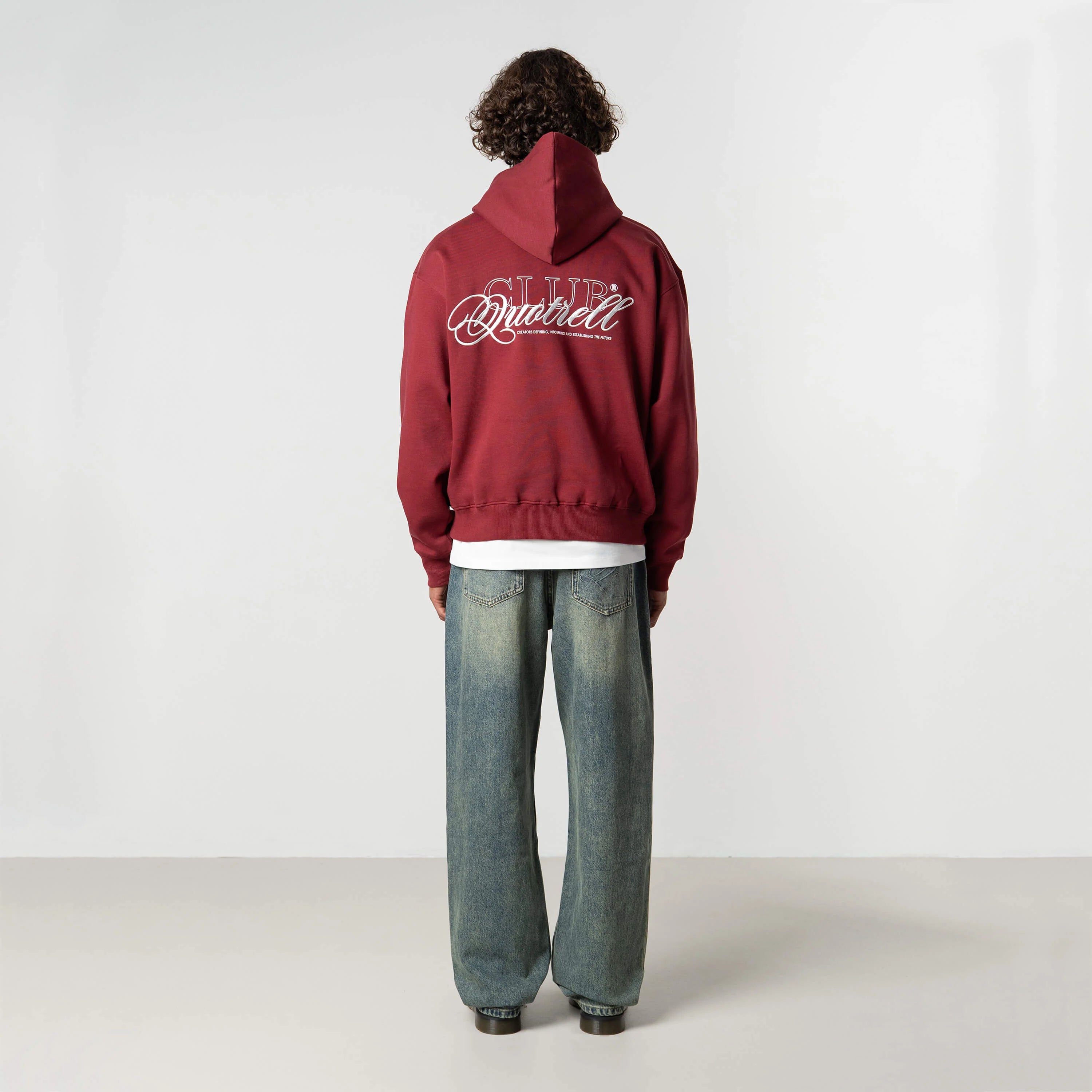 FUTURA HOODIE | BORDEAUX/WHITE