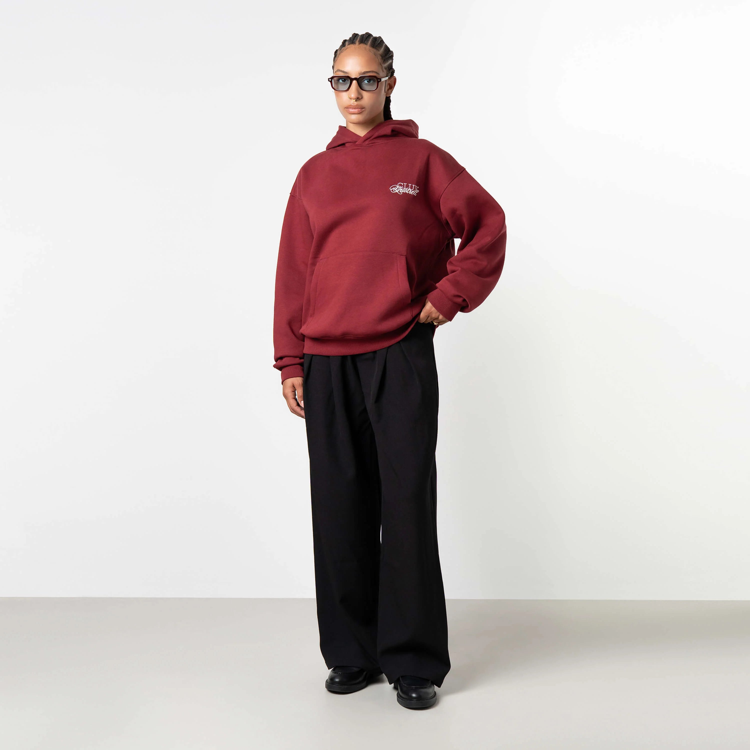 FUTURA HOODIE | BORDEAUX/WHITE