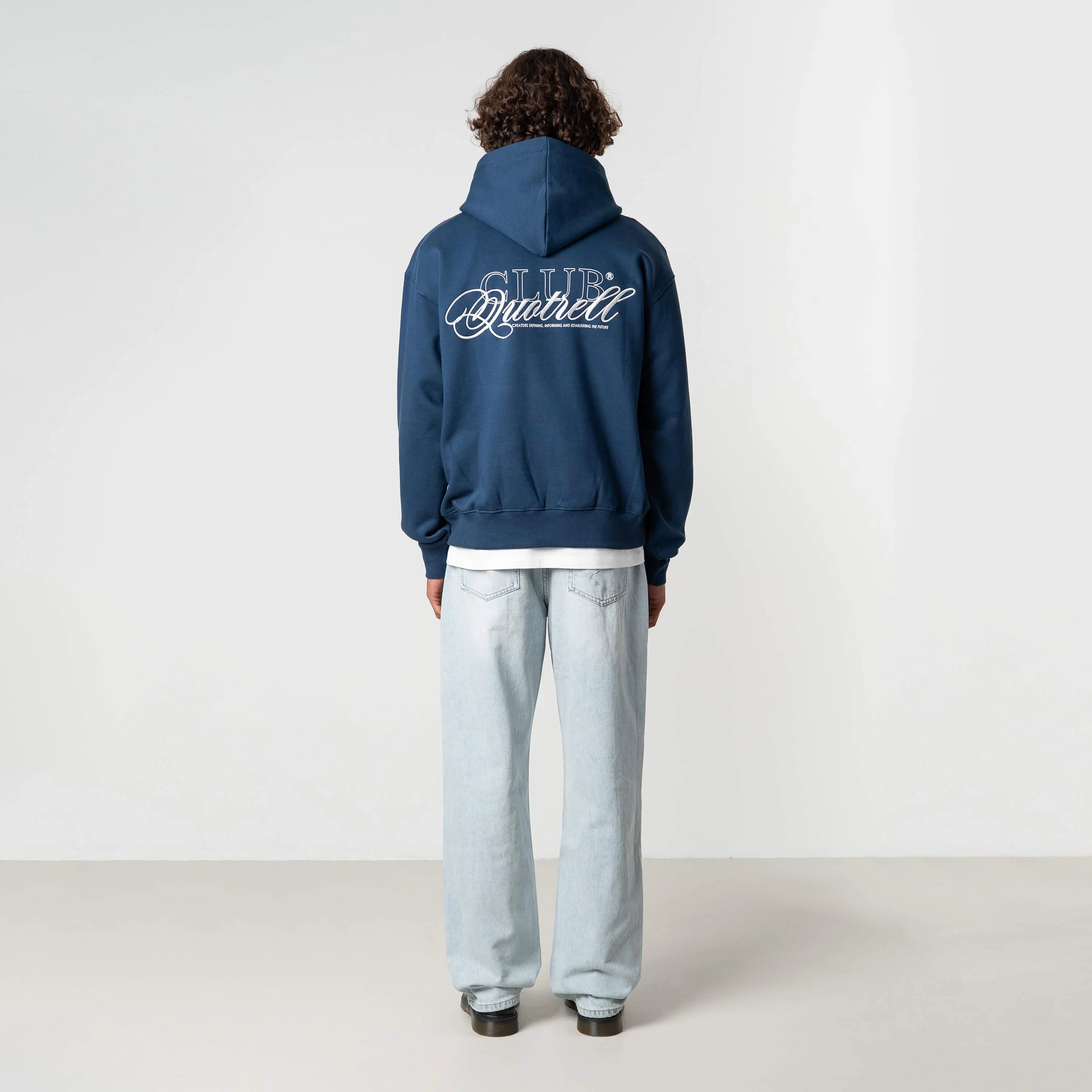 FUTURA HOODIE | NAVY/WHITE