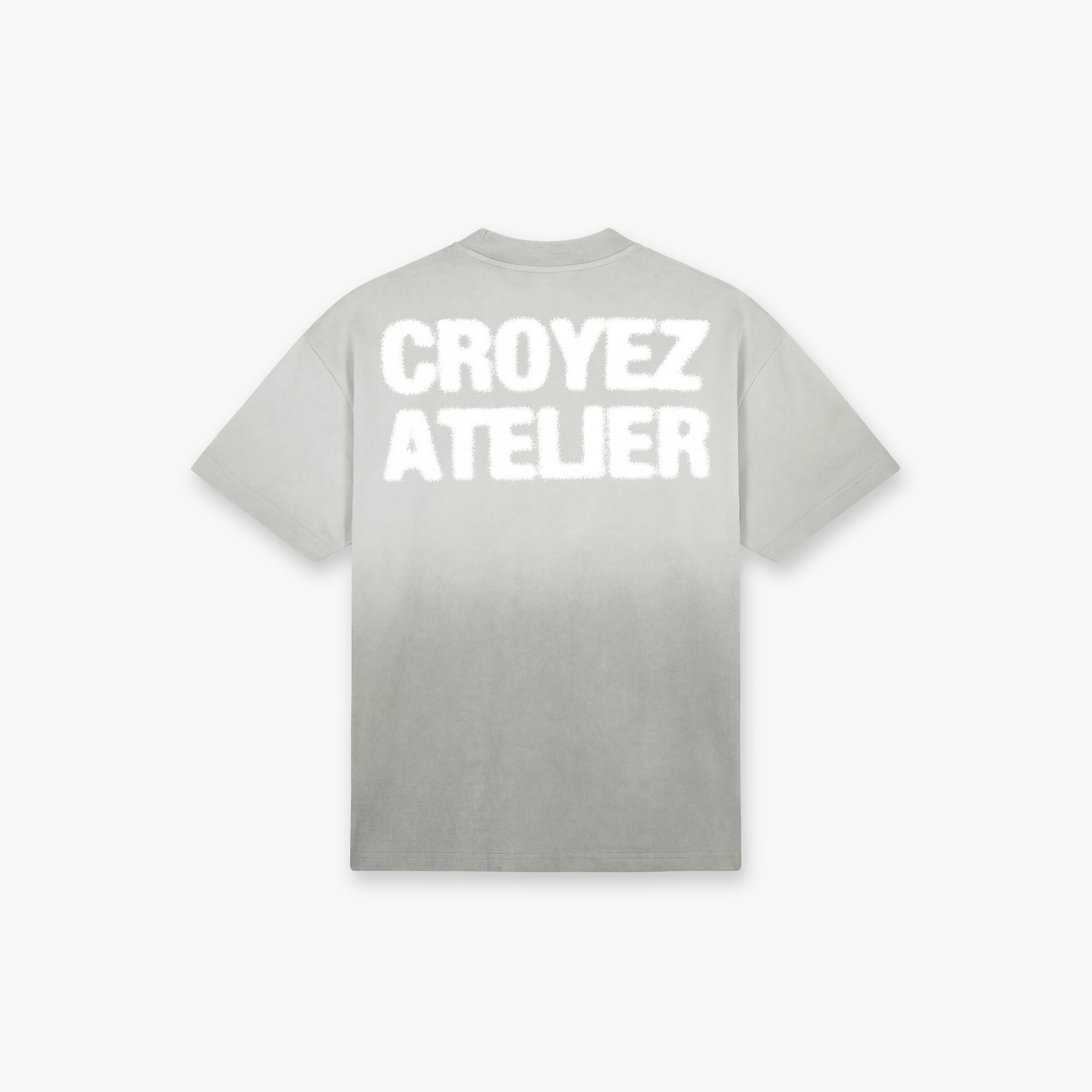 Croyez Sprayed Atelier T-shirt | Lichtgrijs