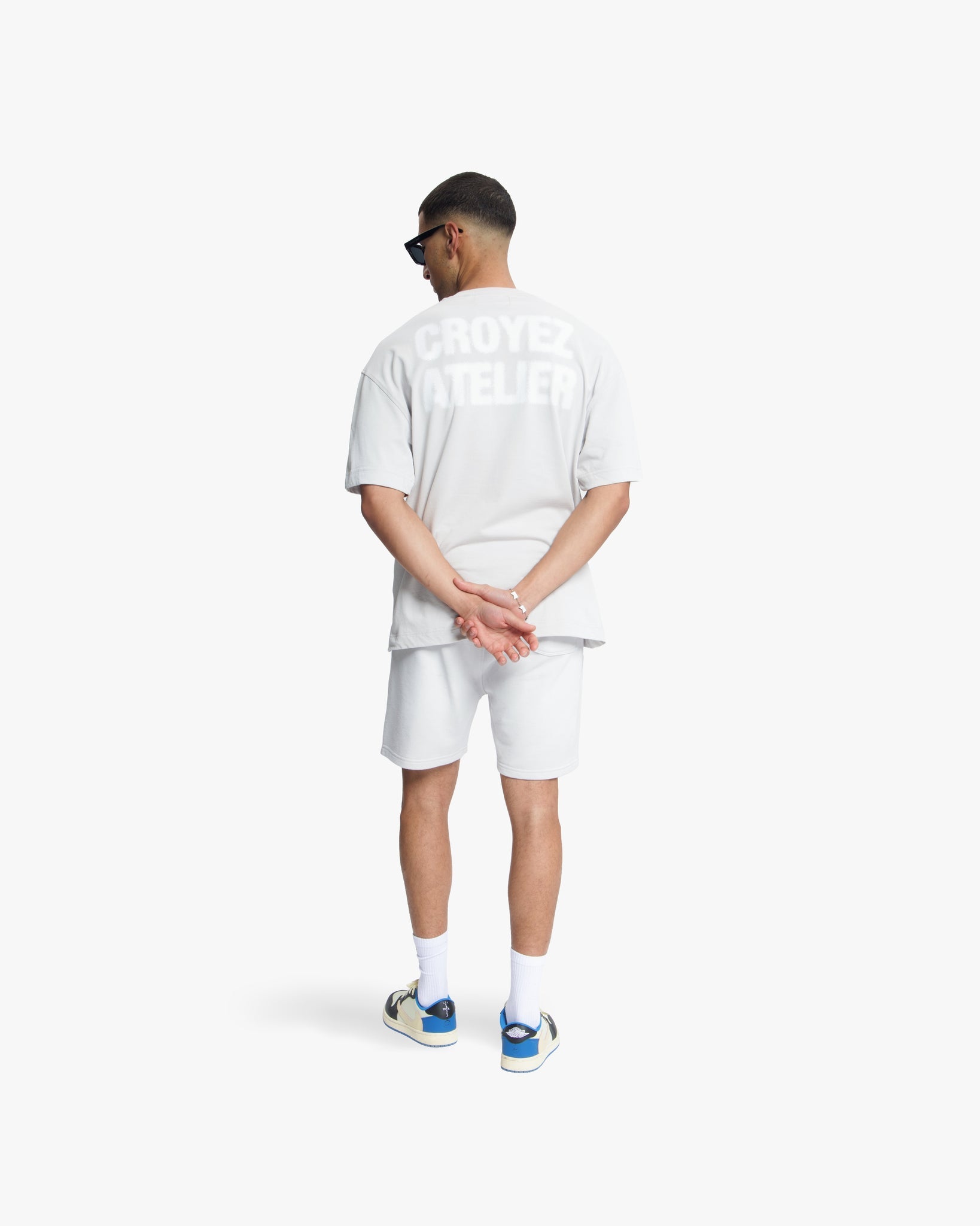 Croyez Sprayed Atelier T-shirt | Lichtgrijs