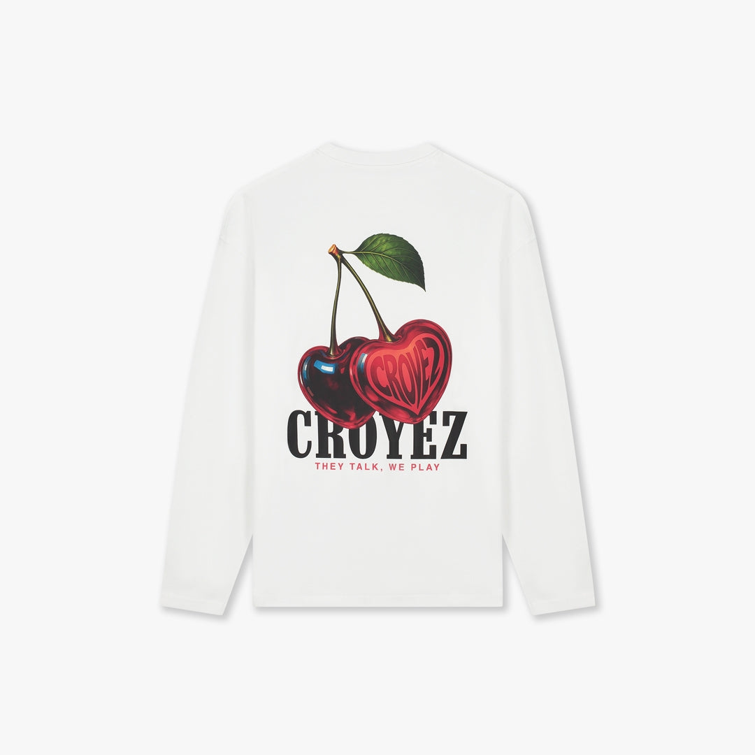 Croyez Cerise D'Amour Longsleeve | Wit