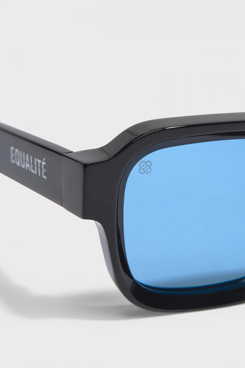 MARTIN SUNGLASSES BLACK BLUE