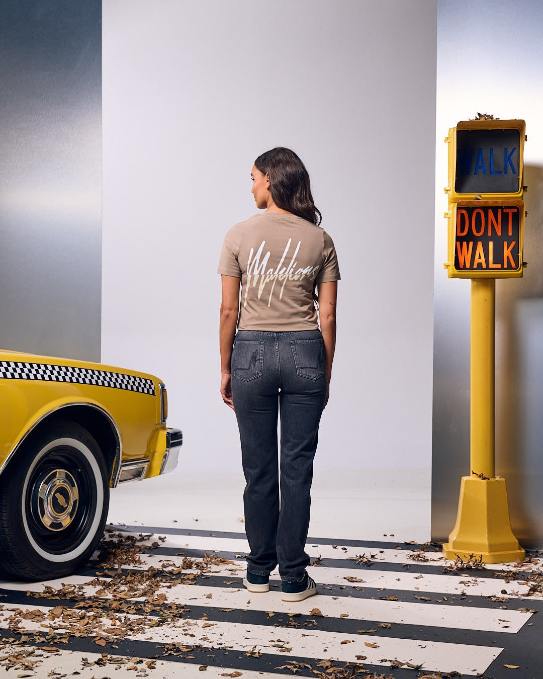 Malelions Damen Manhattan Jeans | Dunkelgrau