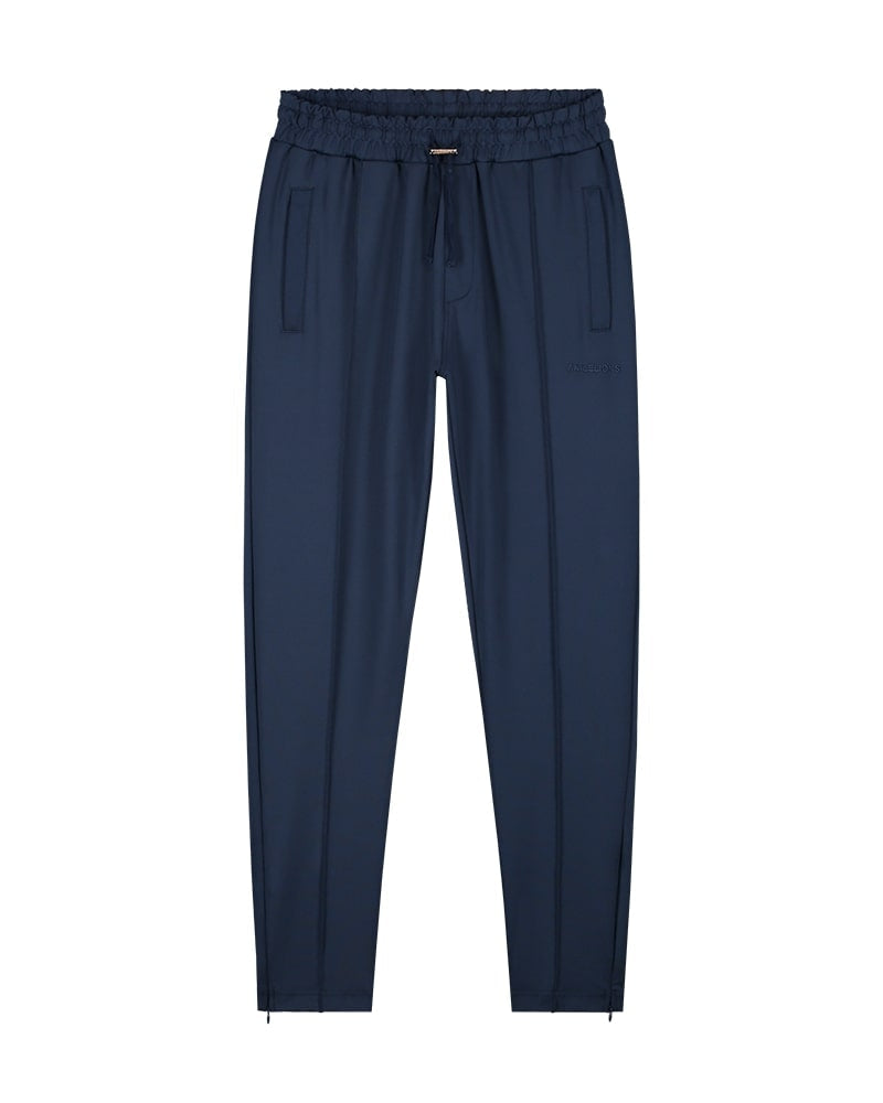 Malelions Men Slim Logo Trackpants | Navy