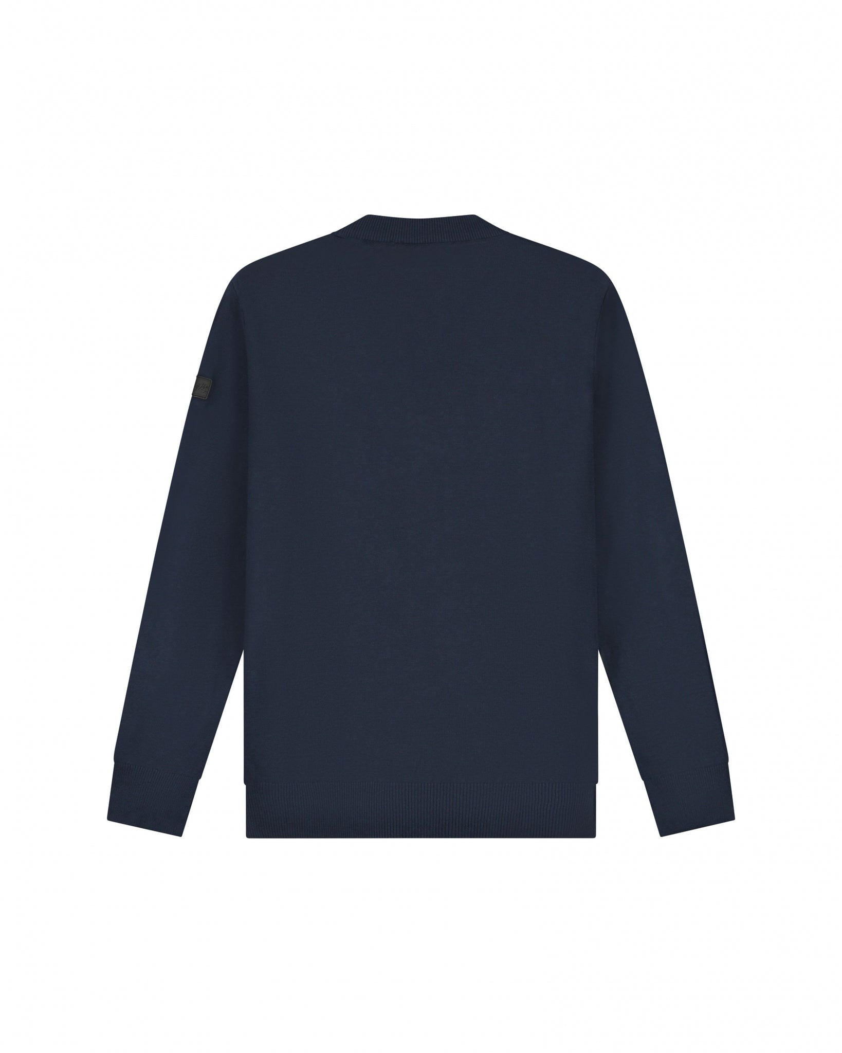 Malelions Men Knitted Crewneck | Navy
