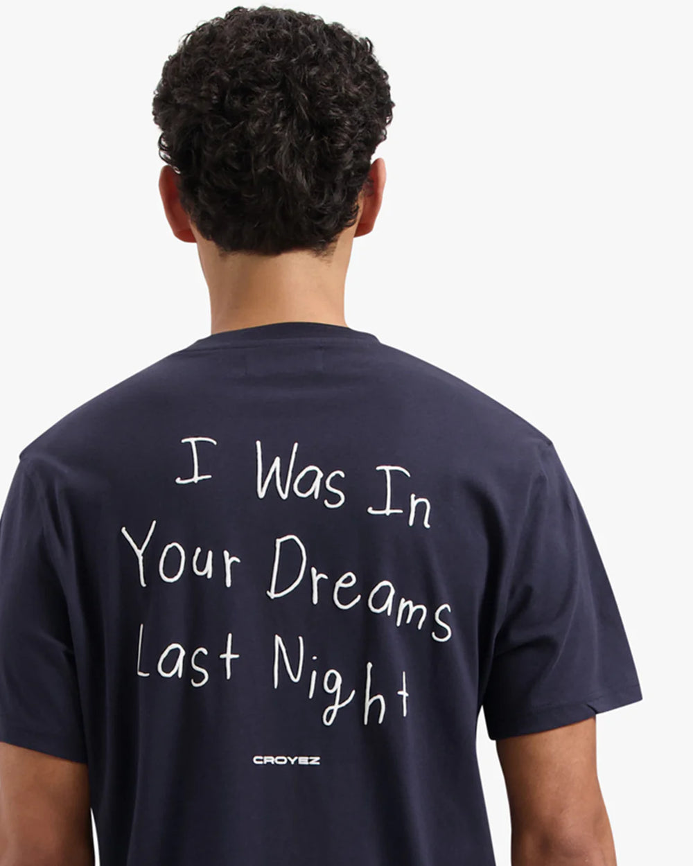 Croyez In Your Dreams T-Shirt | Navy - Regular fit herenshirt