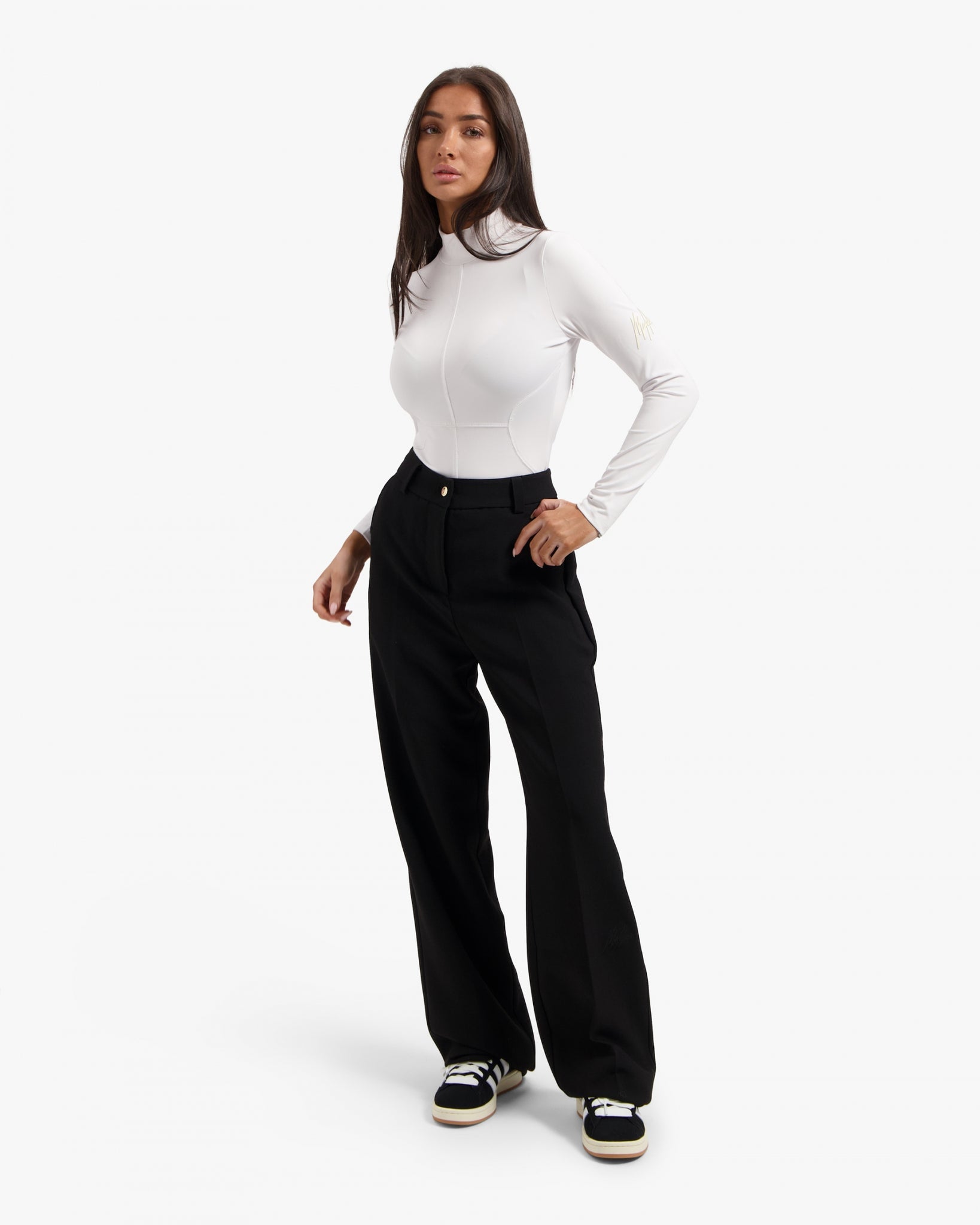 Malelions Women Deconstructed Bodysuit | White