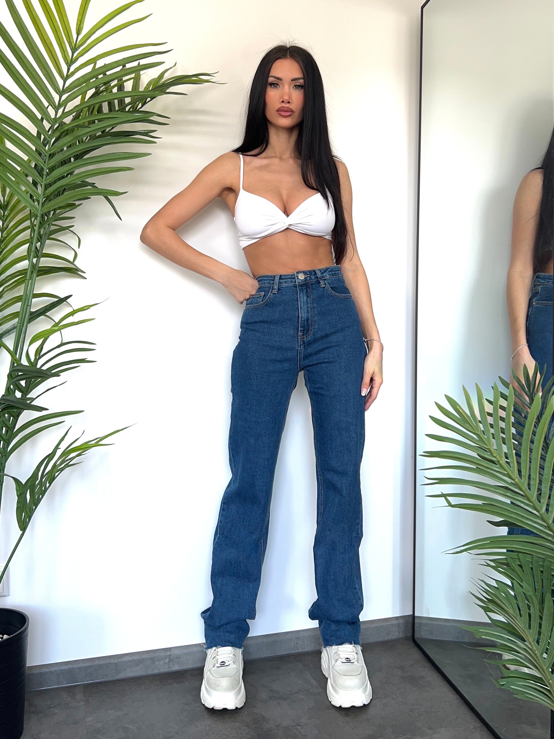 Extra long straight jeans RD2657