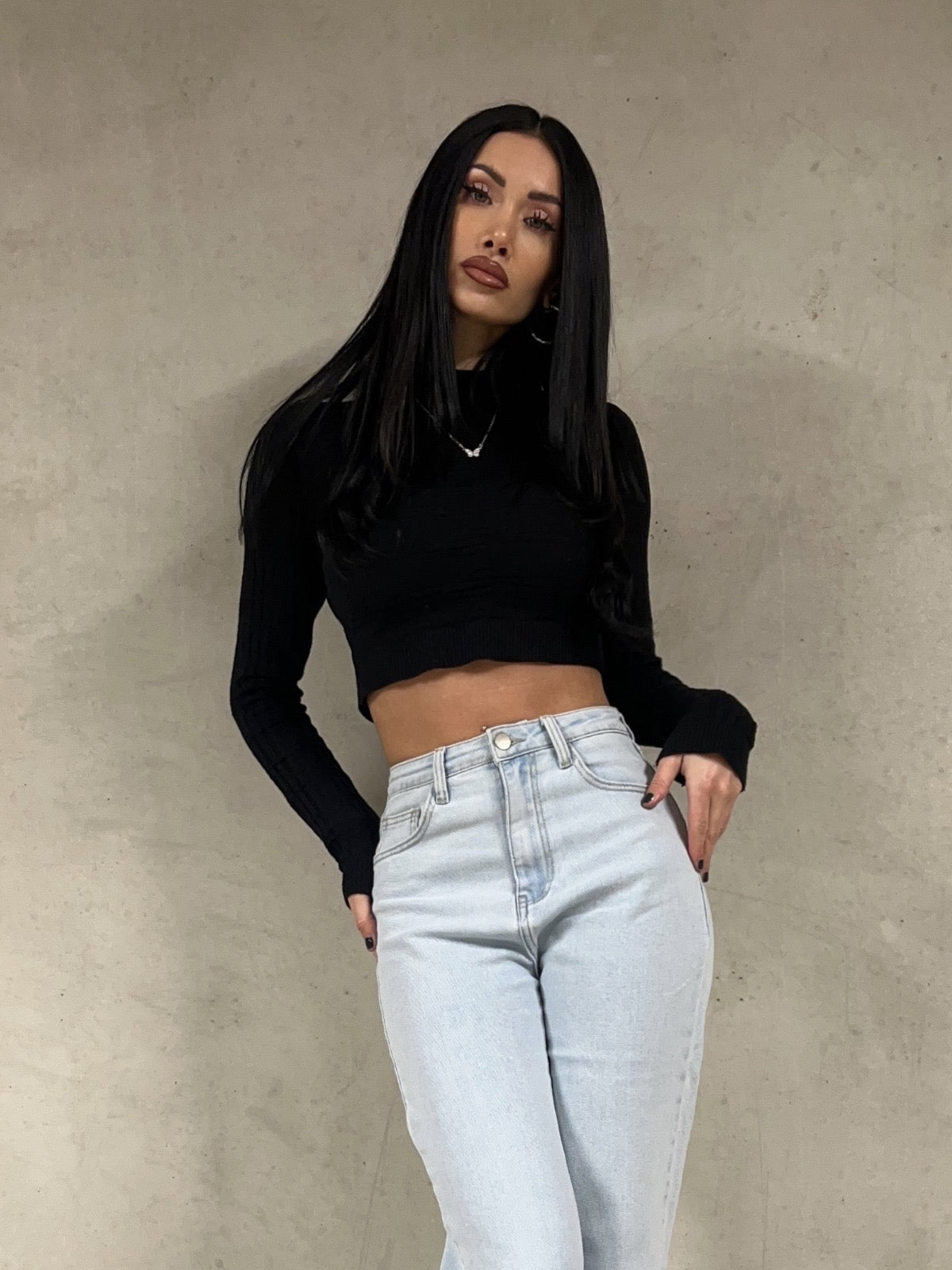Extra long straight jeans RD2386