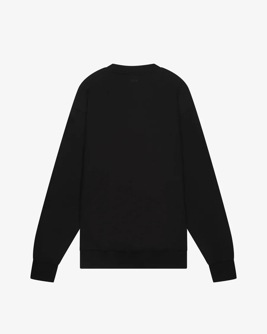 SCHWARZES FÜNFZEHN-SWEATSHIRT