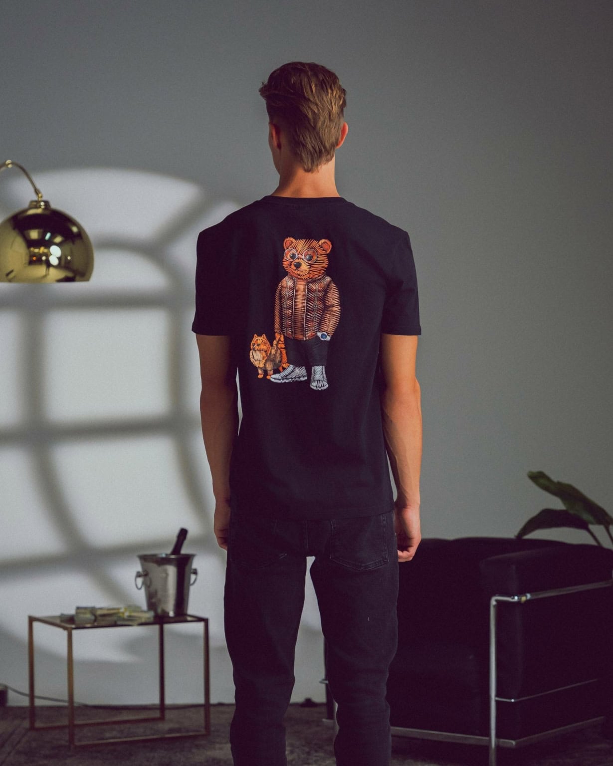 ORGANIC OVERSIZED BACKPRINT T-SHIRT, FILOU LXXXVII