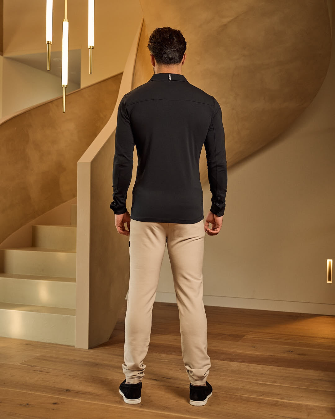 Malelions Herren-Klassiker-Hemd | Schwarz