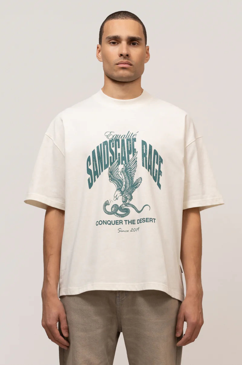 EAGLE BOXY TEE OFF-WHITE