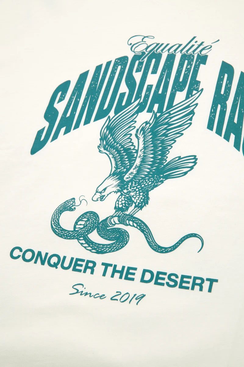 EAGLE BOXY TEE OFF-WHITE