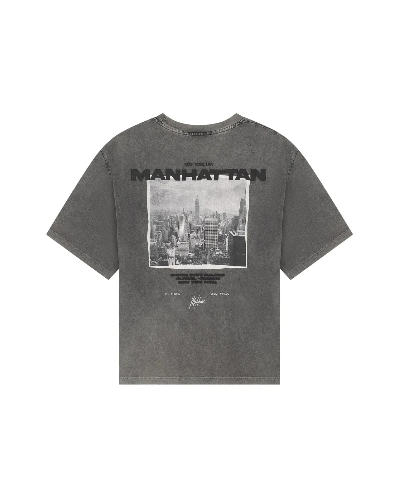 Manhattan T-Shirt Dames Grijs