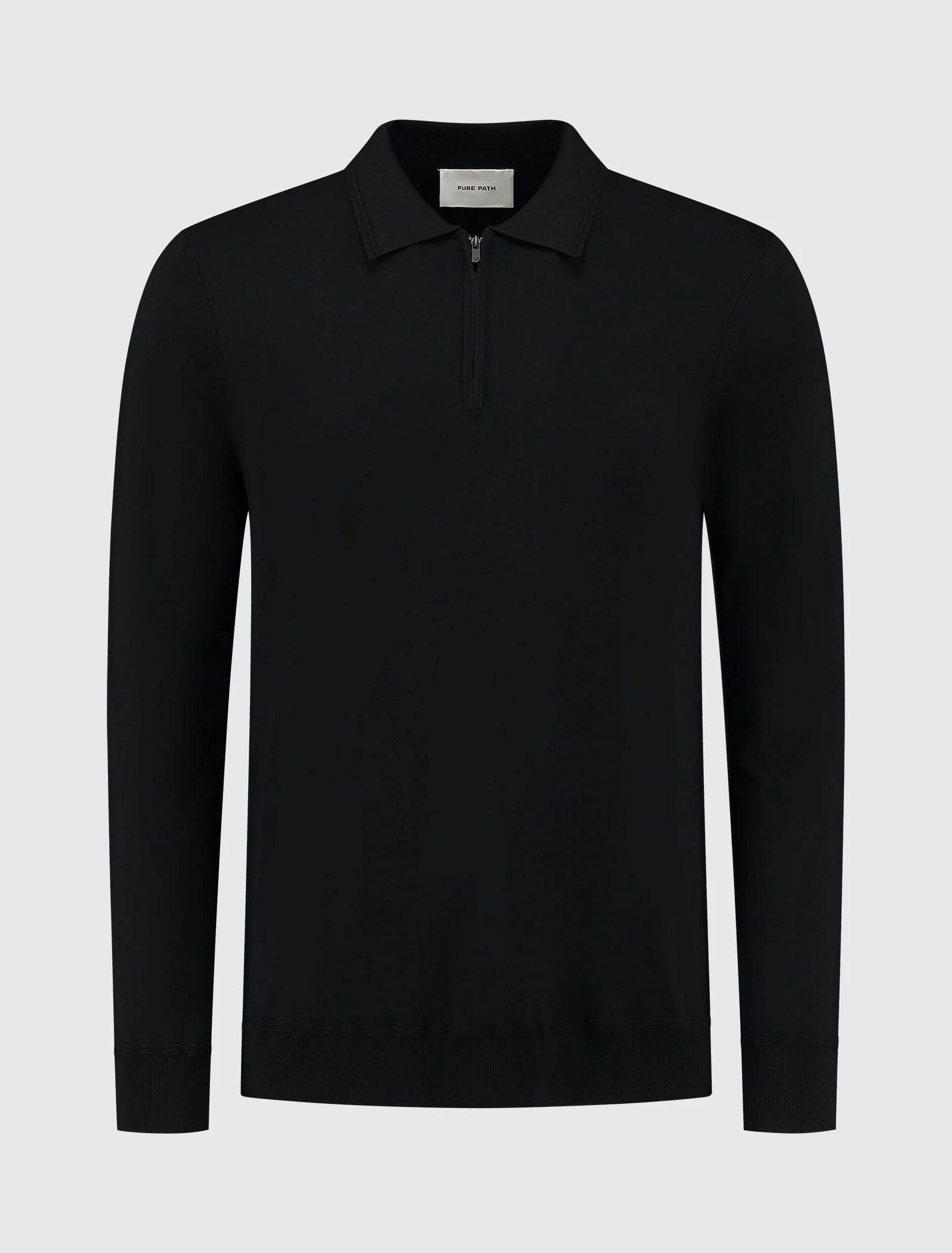 HALFZIP POLO KNITWEAR BLACK