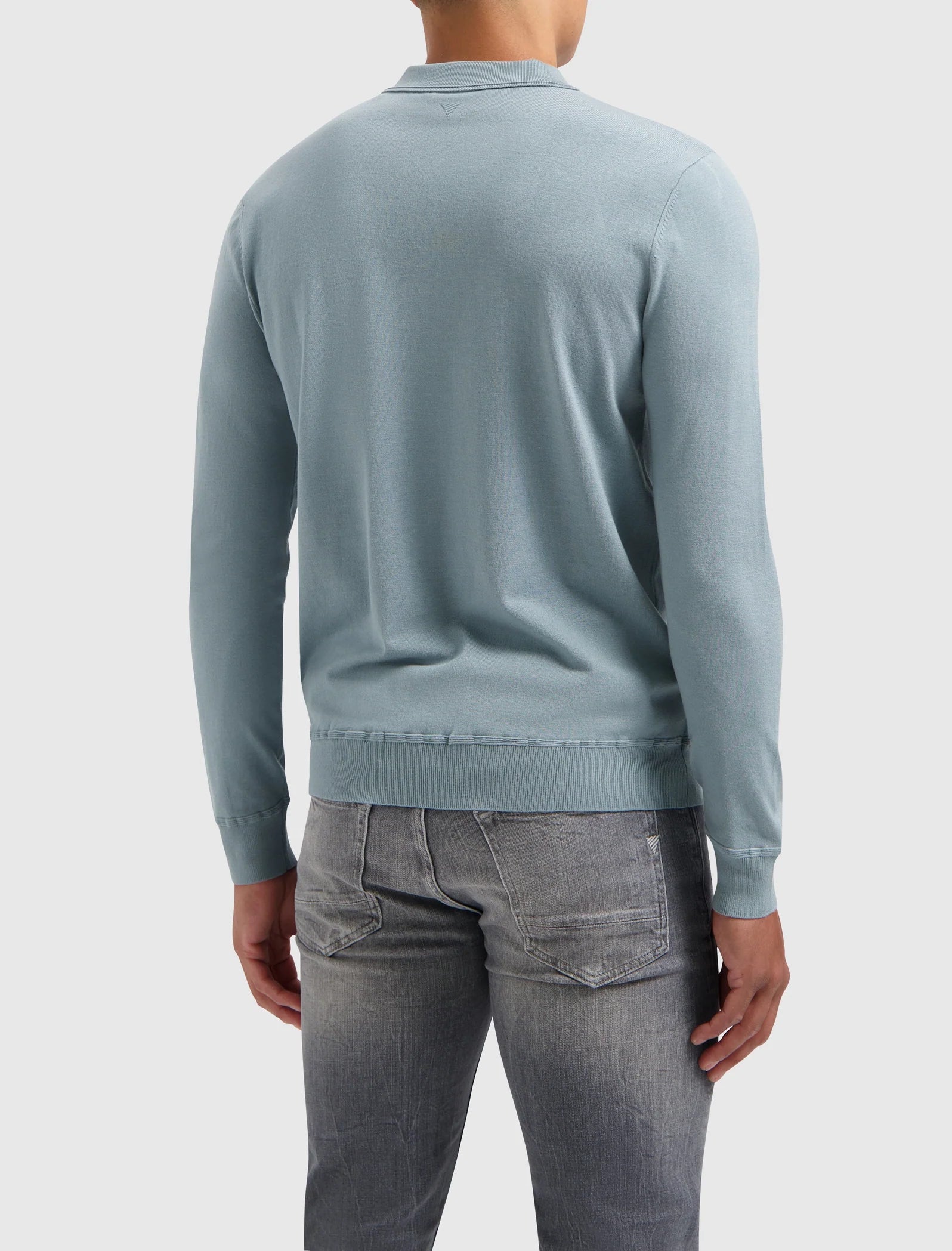 HALFZIP POLO KNITWEAR BLUE