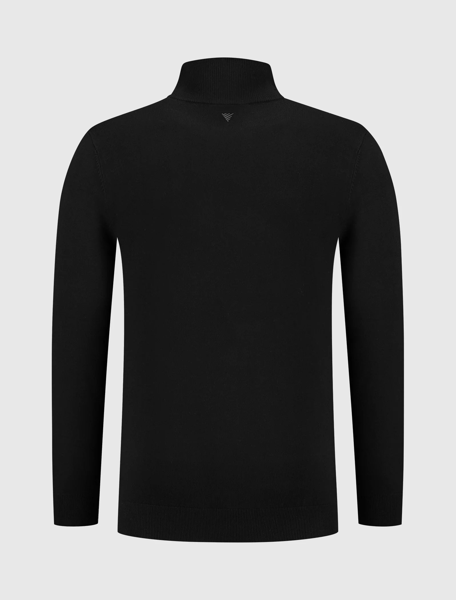 ESSENTIAL KNITWEAR MOCKNECK SWEATER BLACK