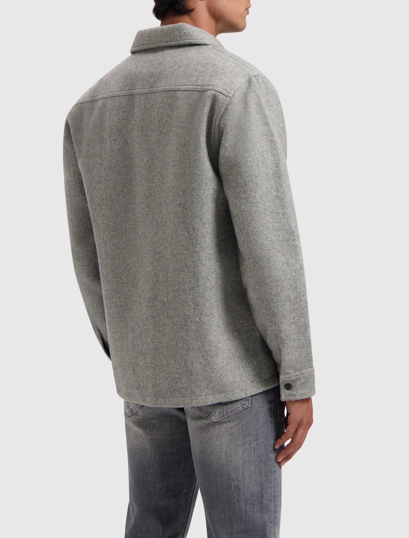 FLANNEL OVERSHIRT GREY