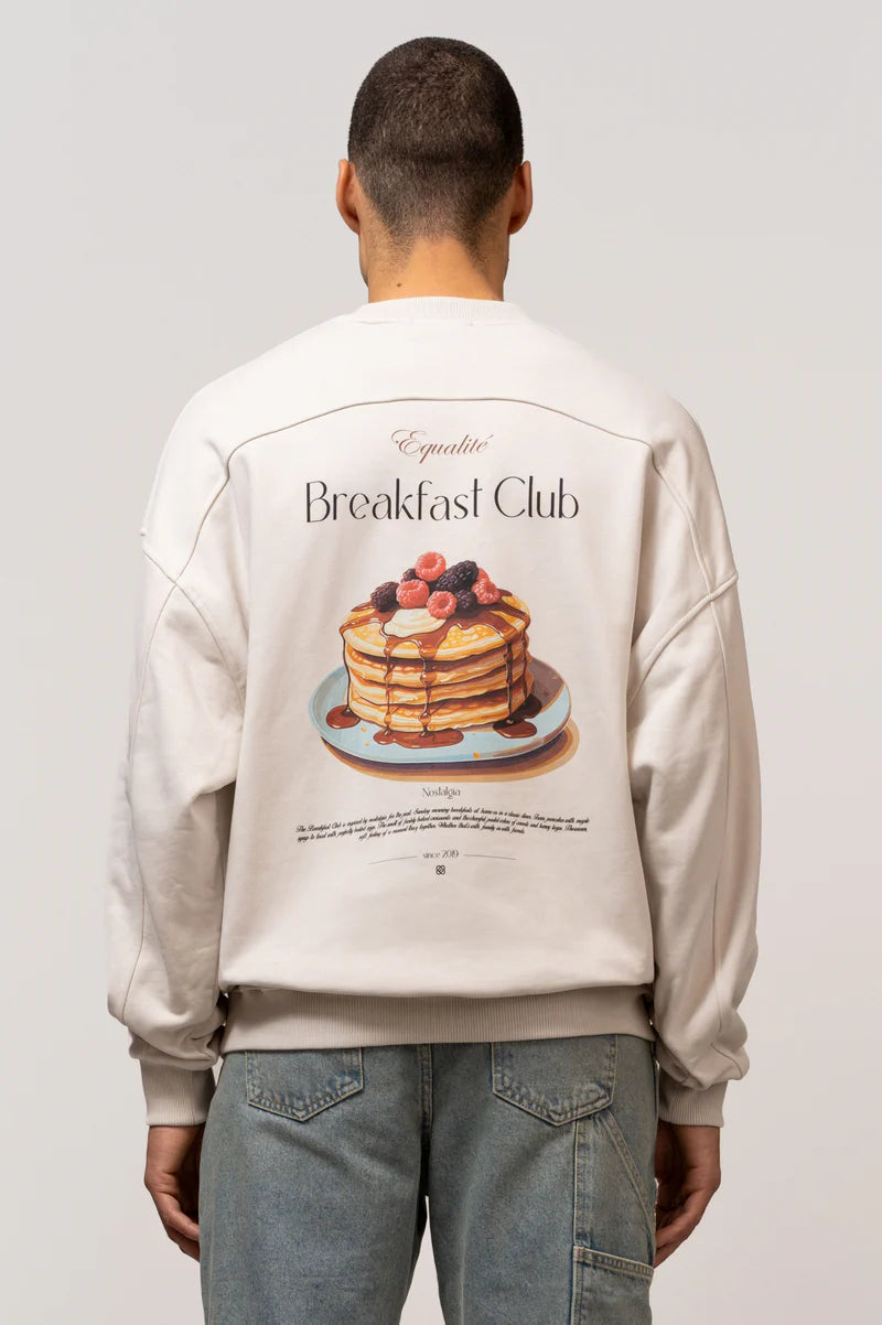 THE BREAKFAST OVERSIZED SWEATER OFF-WHITE