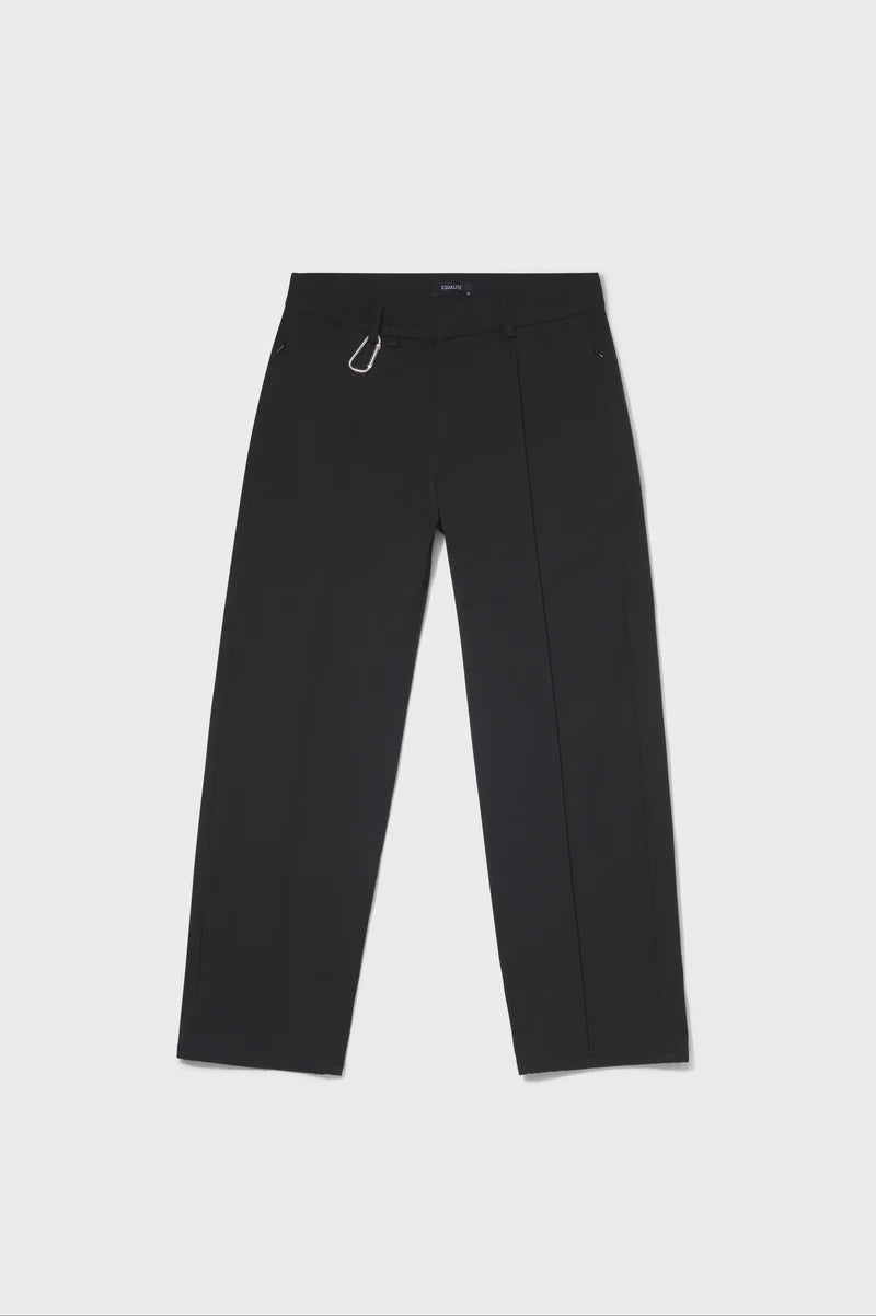 REGULAR TAILORED PANTS BLACK