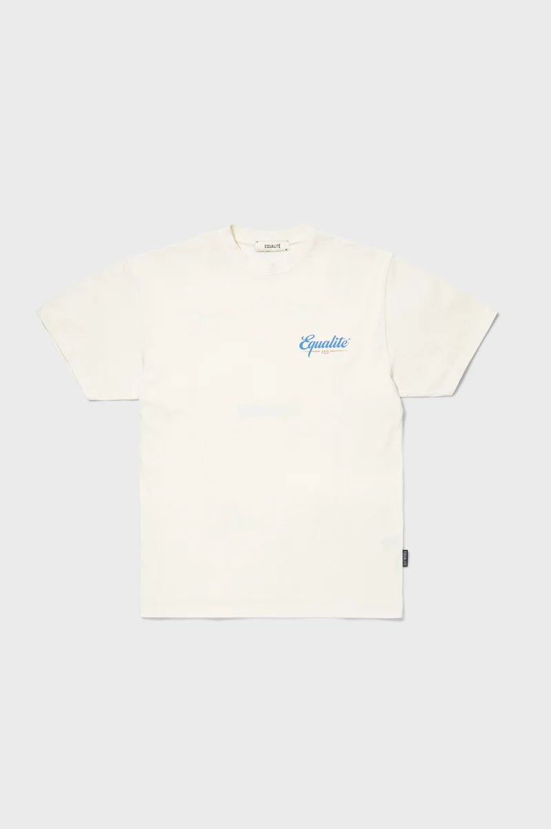 POSTCARD OVERSIZED TEE OFF-WHITE