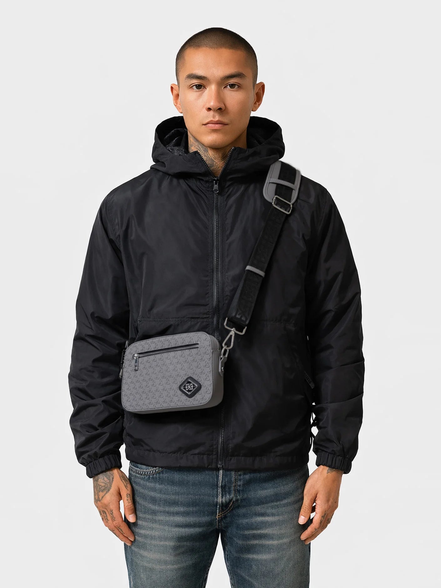 Ivory Bag Suede | Grey