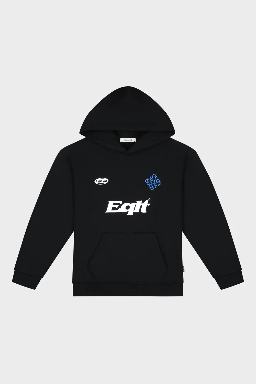 JERSEY OVERSIZED HOODIE BLACK