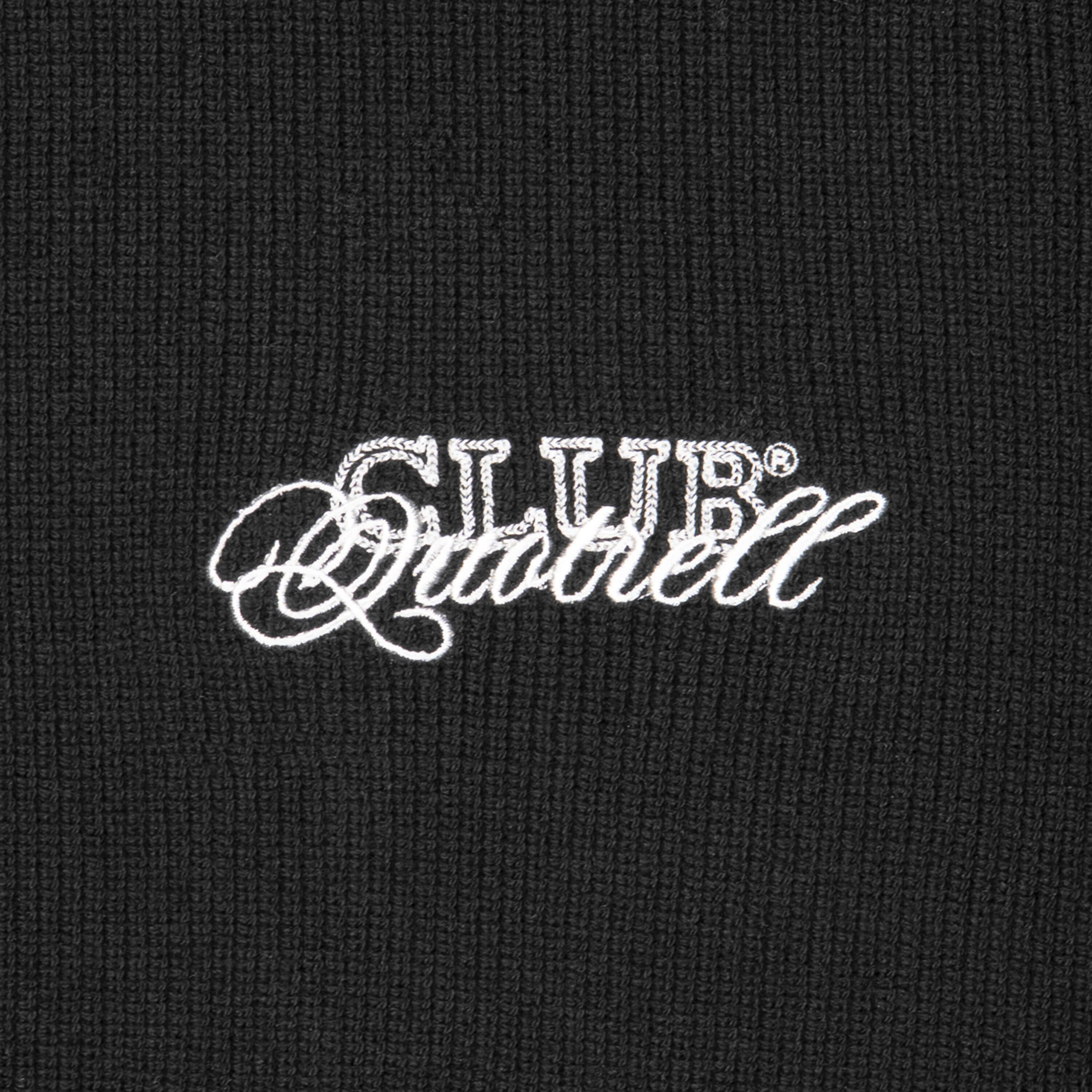 ZAC KNITTED CREWNECK | BLACK/WHITE