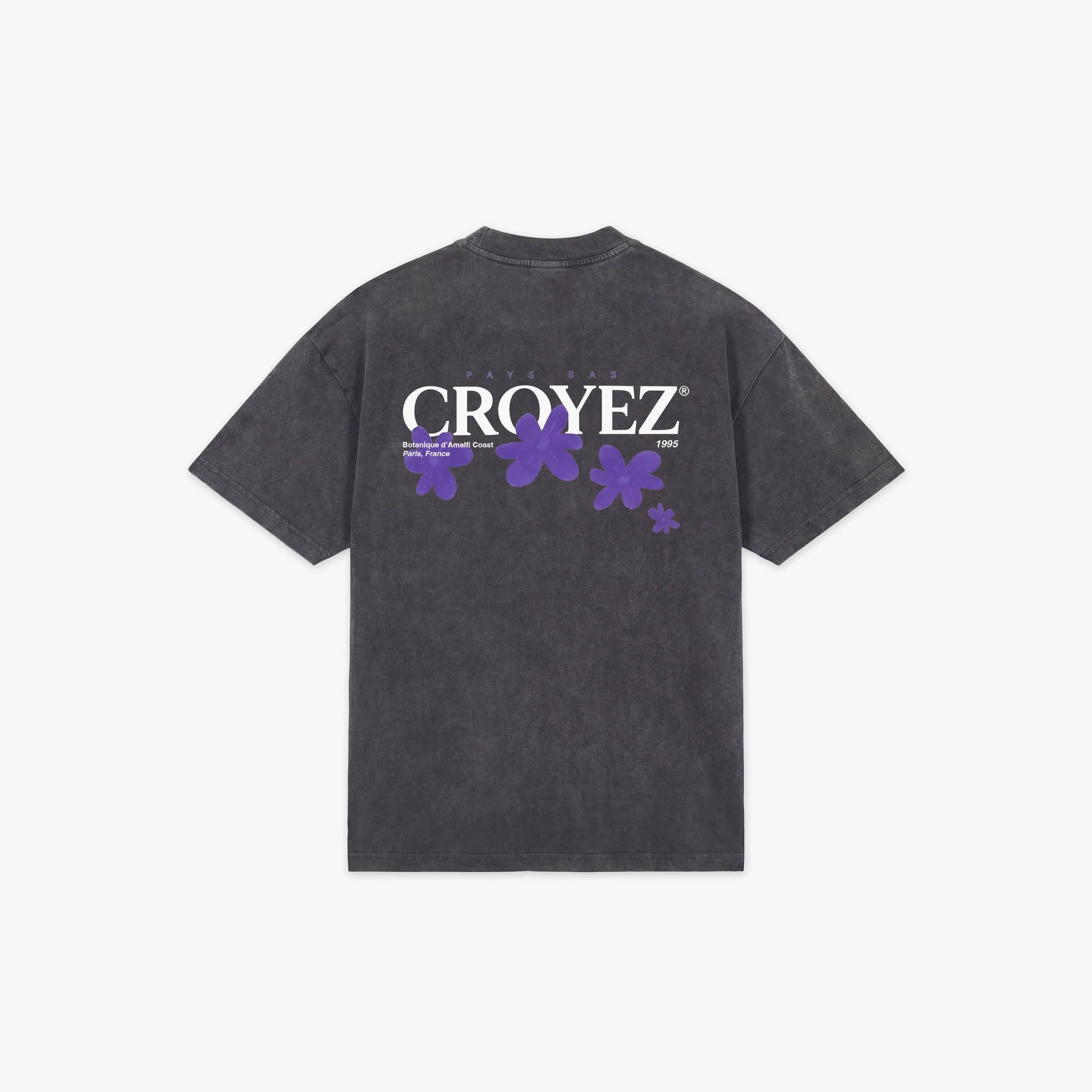 Croyez Botanique T-Shirt | Acid Wash/Dark Purple
