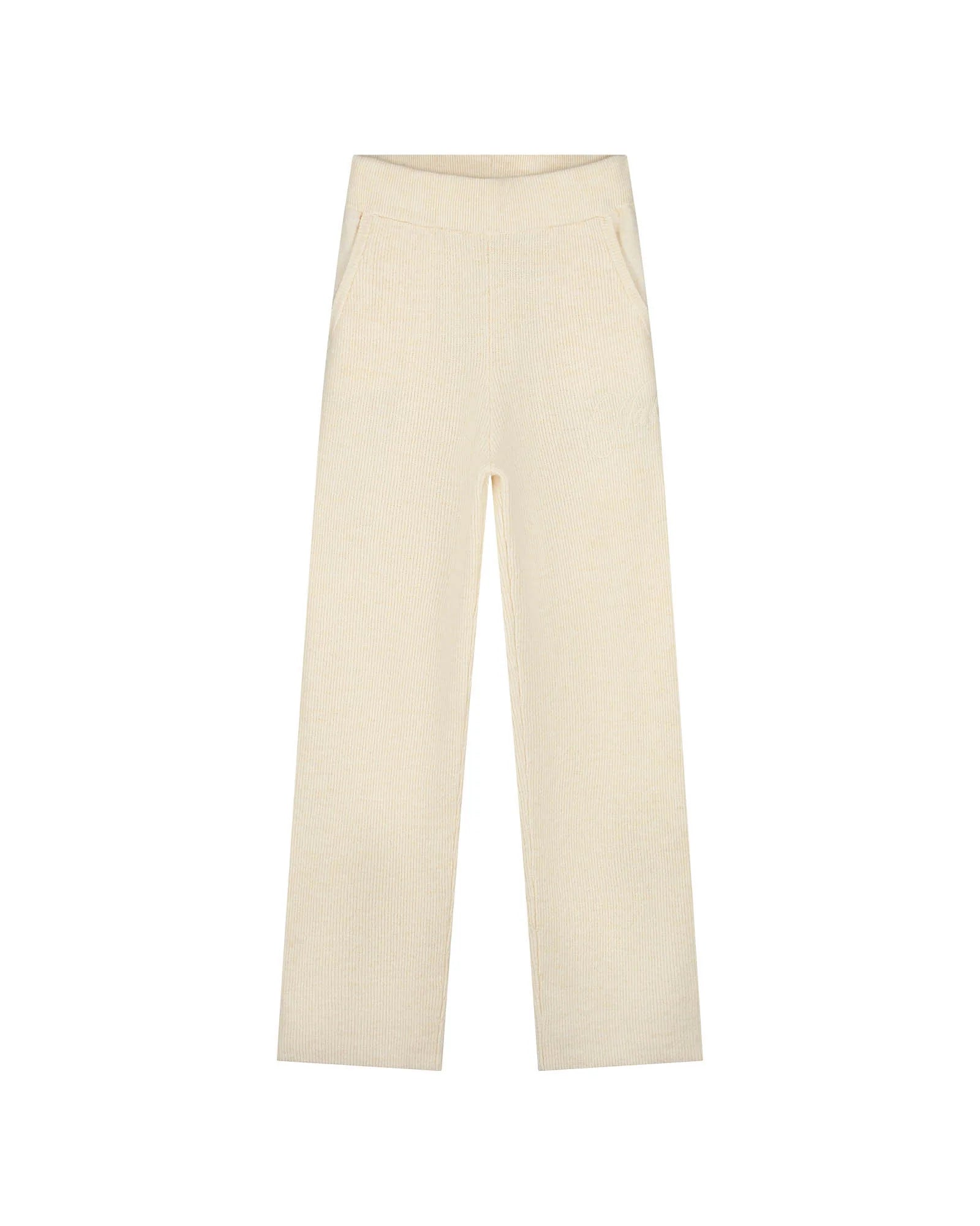 Malelions Women Knit Pants | Beige