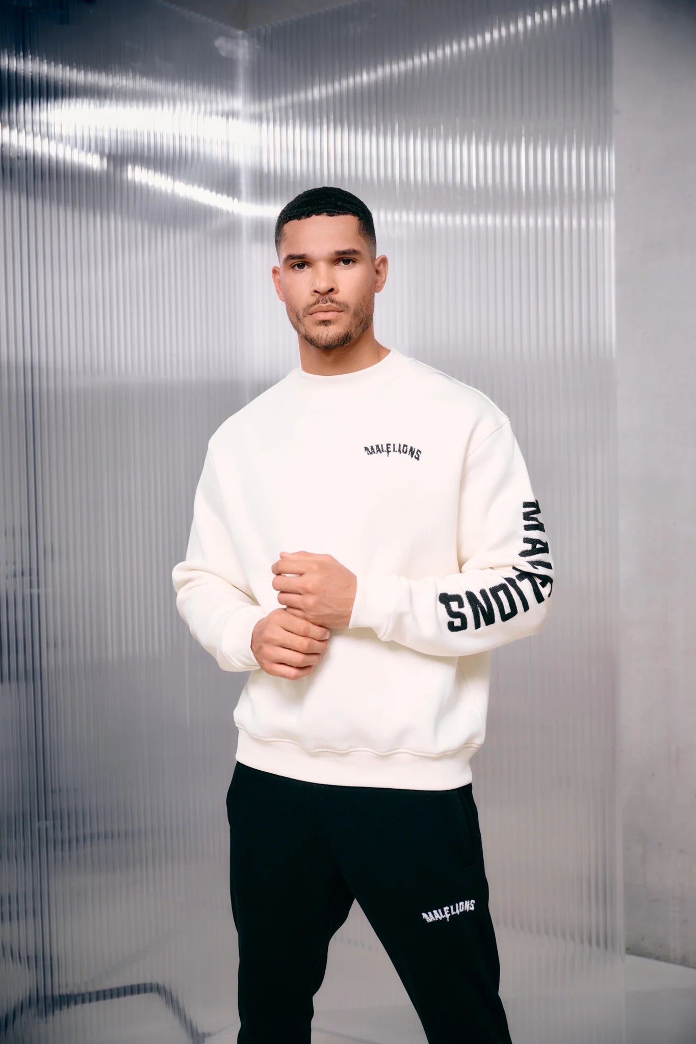 Malelions Men Graffiti Sweater | Off White