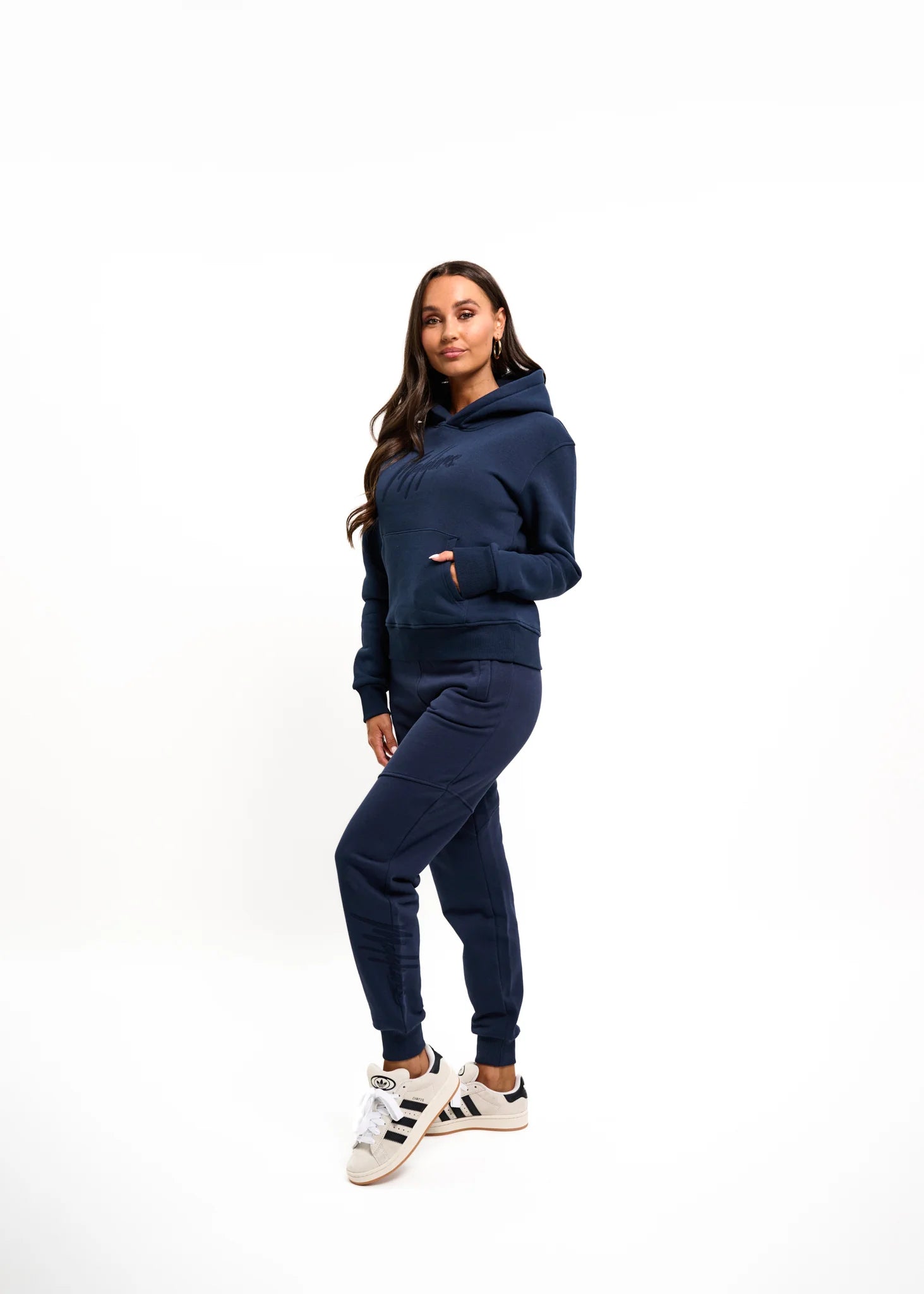 Malelions Women Essentials Hoodie | Midnight Blue