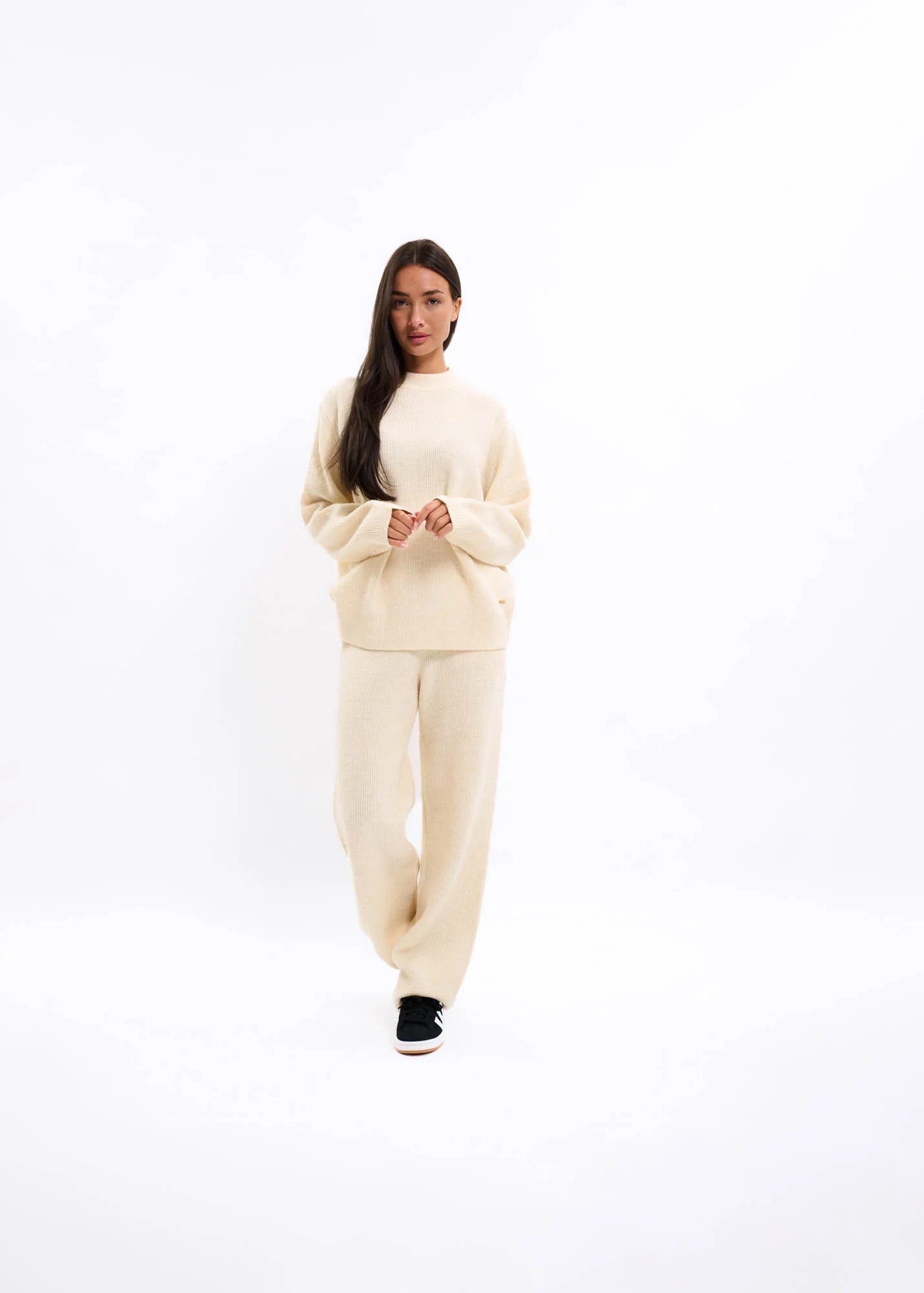 Malelions Women Knit Pants | Beige