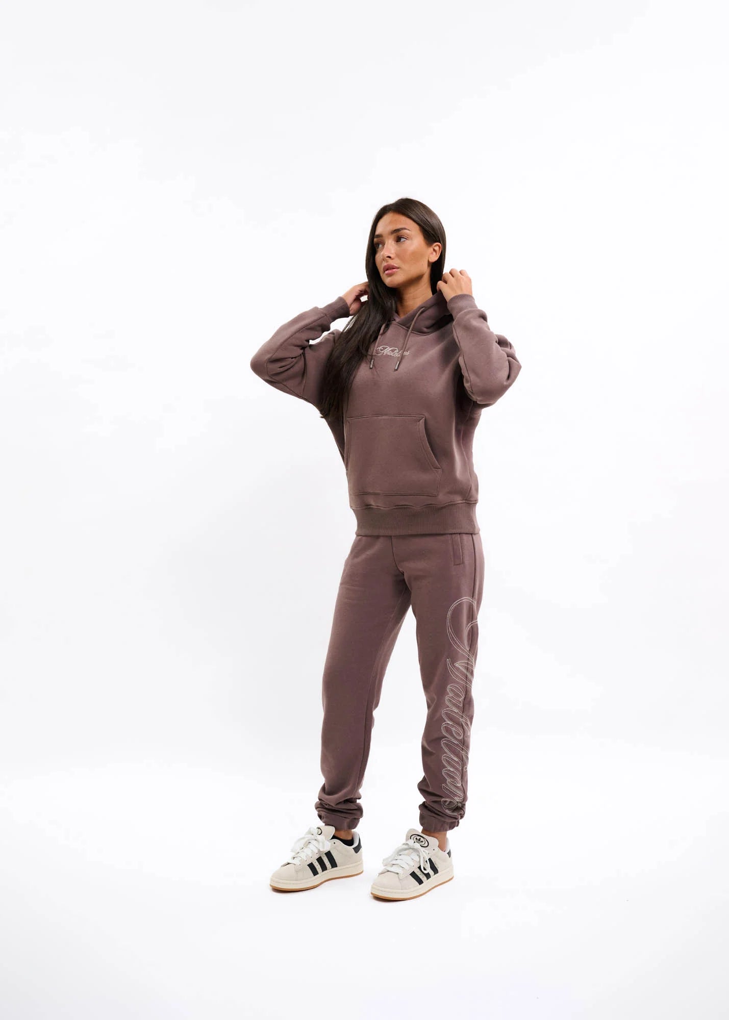 Malelions Women Kylie Hoodie | Stone Brown