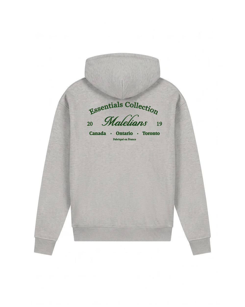 Malelions - Men Marina Zip Hoodie - Grey Melange