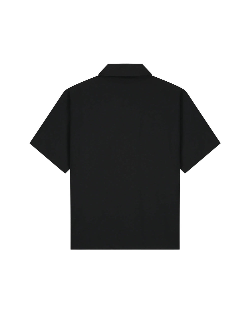 Malelions - Men Capri Zip Shirt - Black - Herenoverhemd met rits