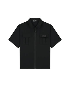 Malelions - Men Capri Zip Shirt - Black