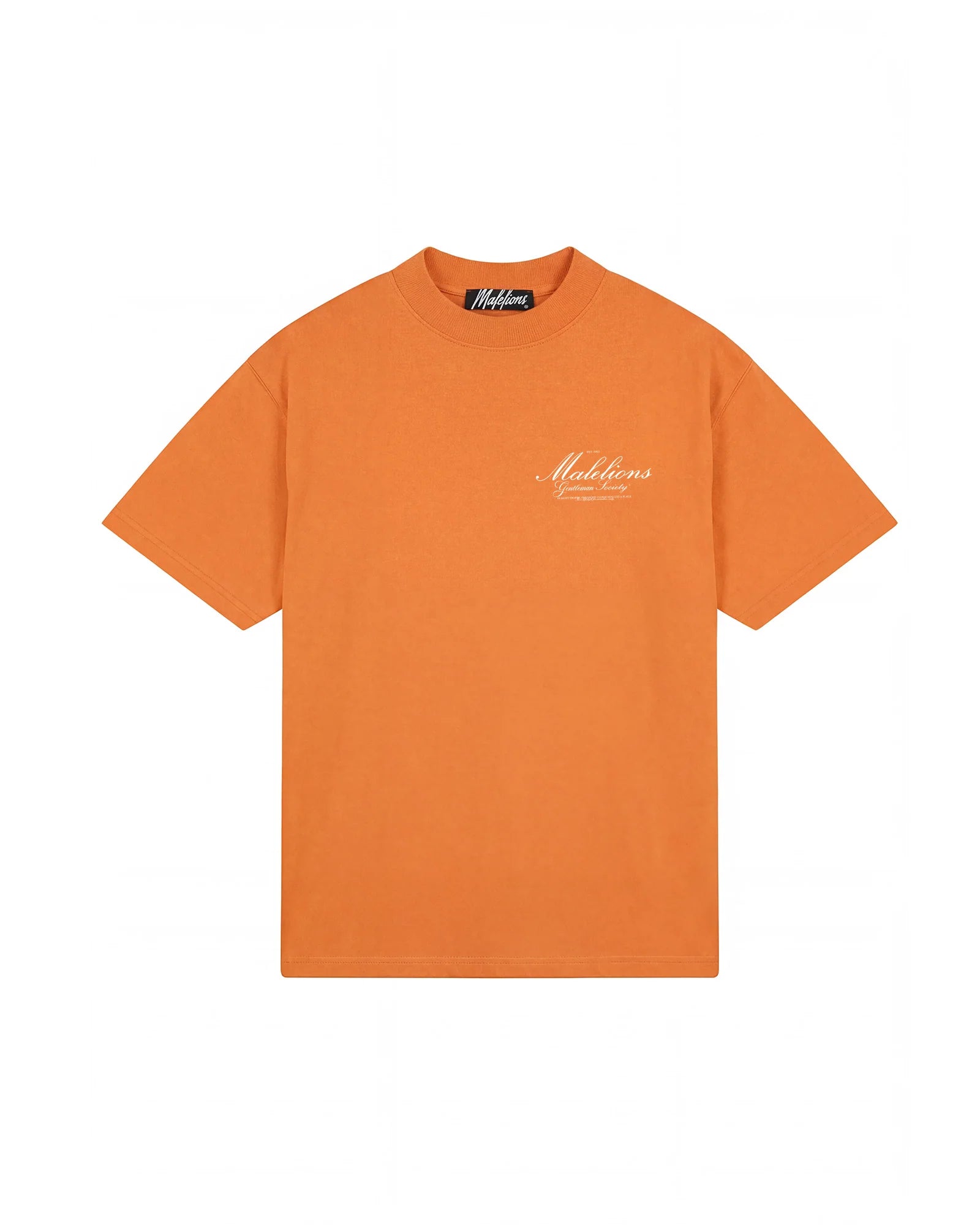 Malelions Men Gentleman Society T-Shirt | Orange