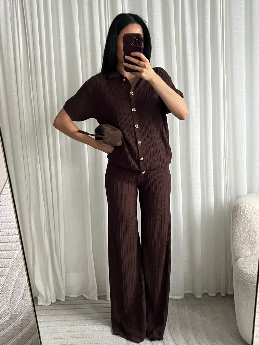 DAMES - TOP - CHOCO - 19669