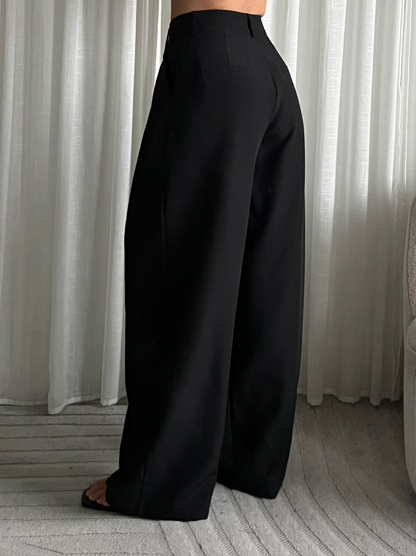 OVERSIZED - PANTALON - ZWART - 823