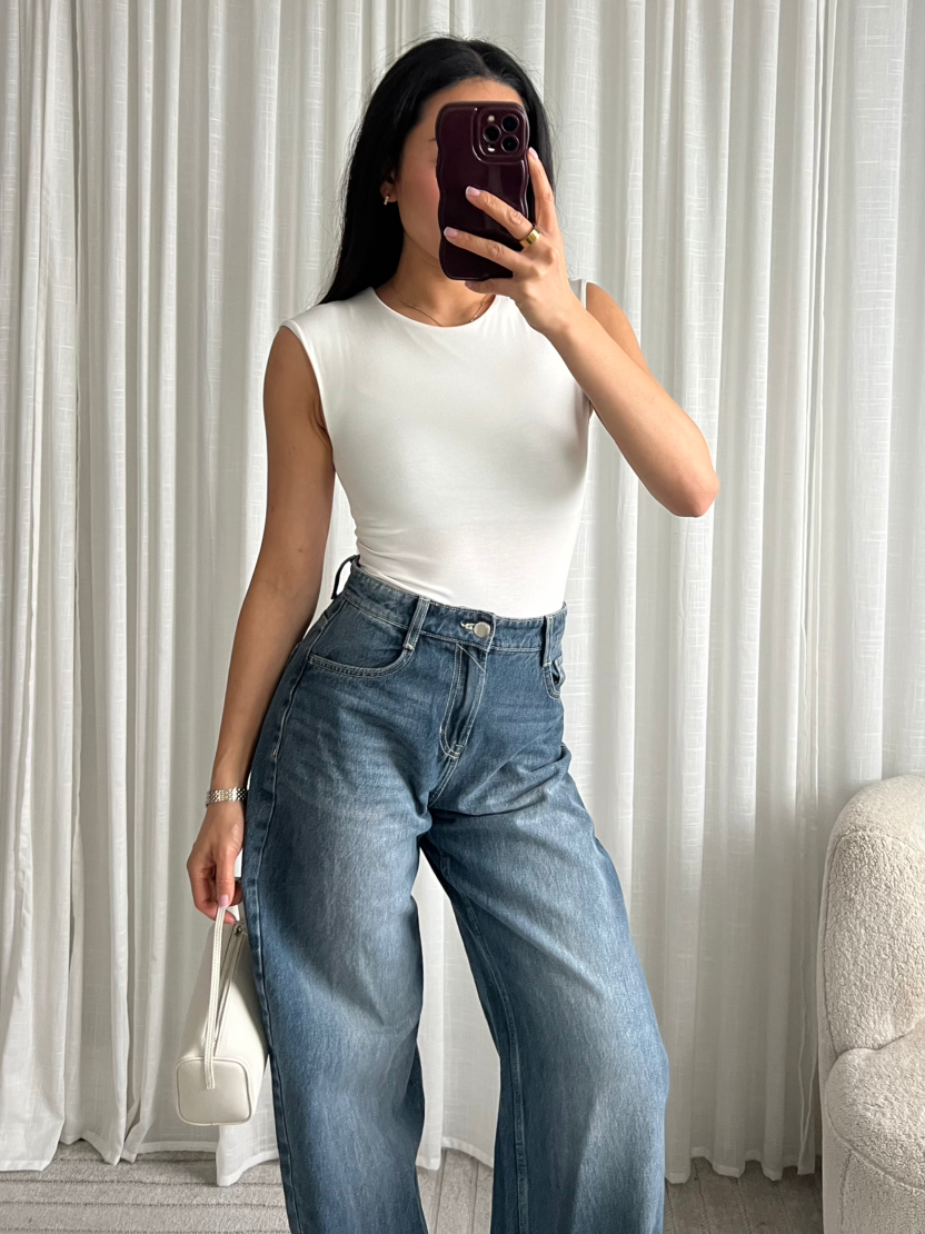 DAMES - TOP - WHITE - 827