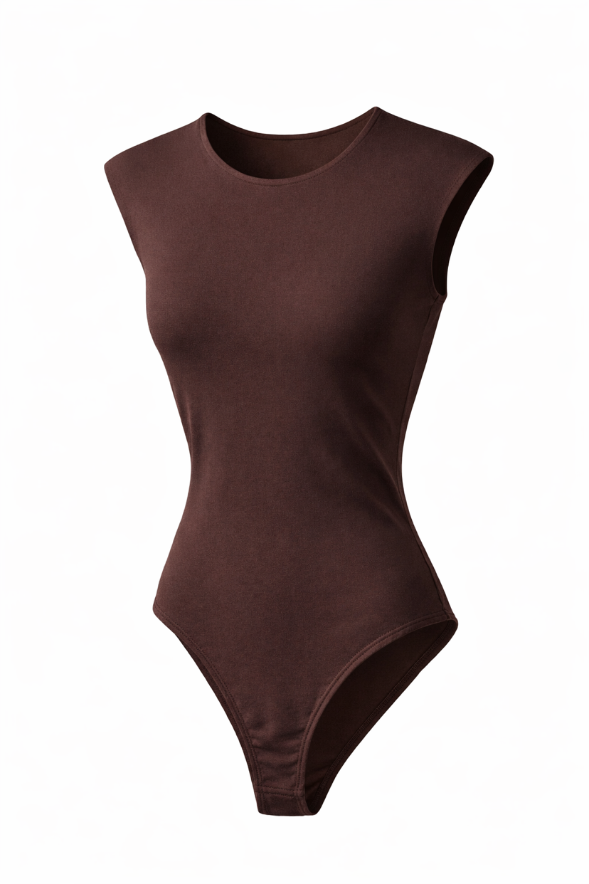 DAMES - TOP - BROWN - 827
