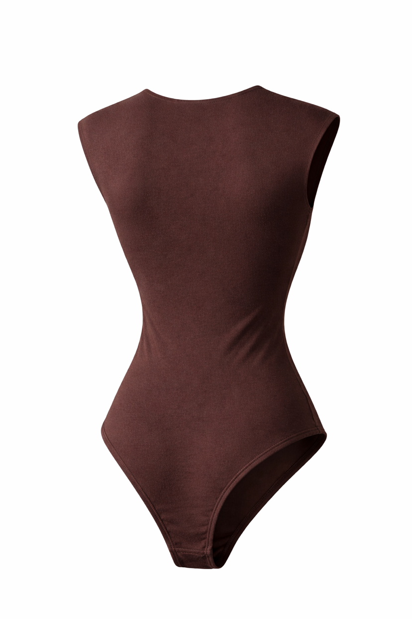 DAMES - TOP - BROWN - 827