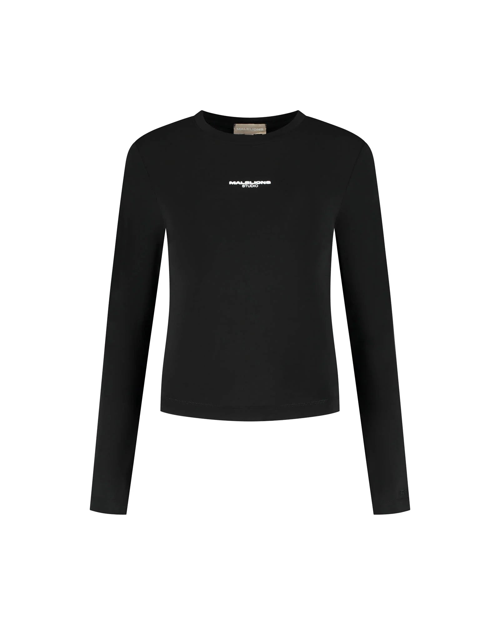 Malelions Women Studio Longsleeve Top | Black