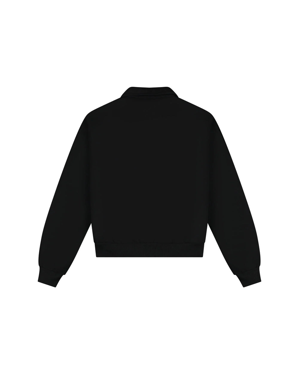 Malelions - Women College Polo Sweater - Black - Oversized damestrui met polokraag