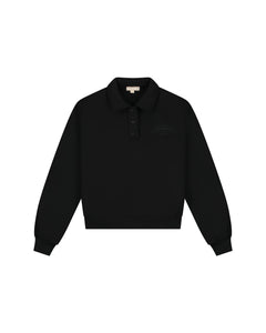 Malelions - Women College Polo Sweater - Black